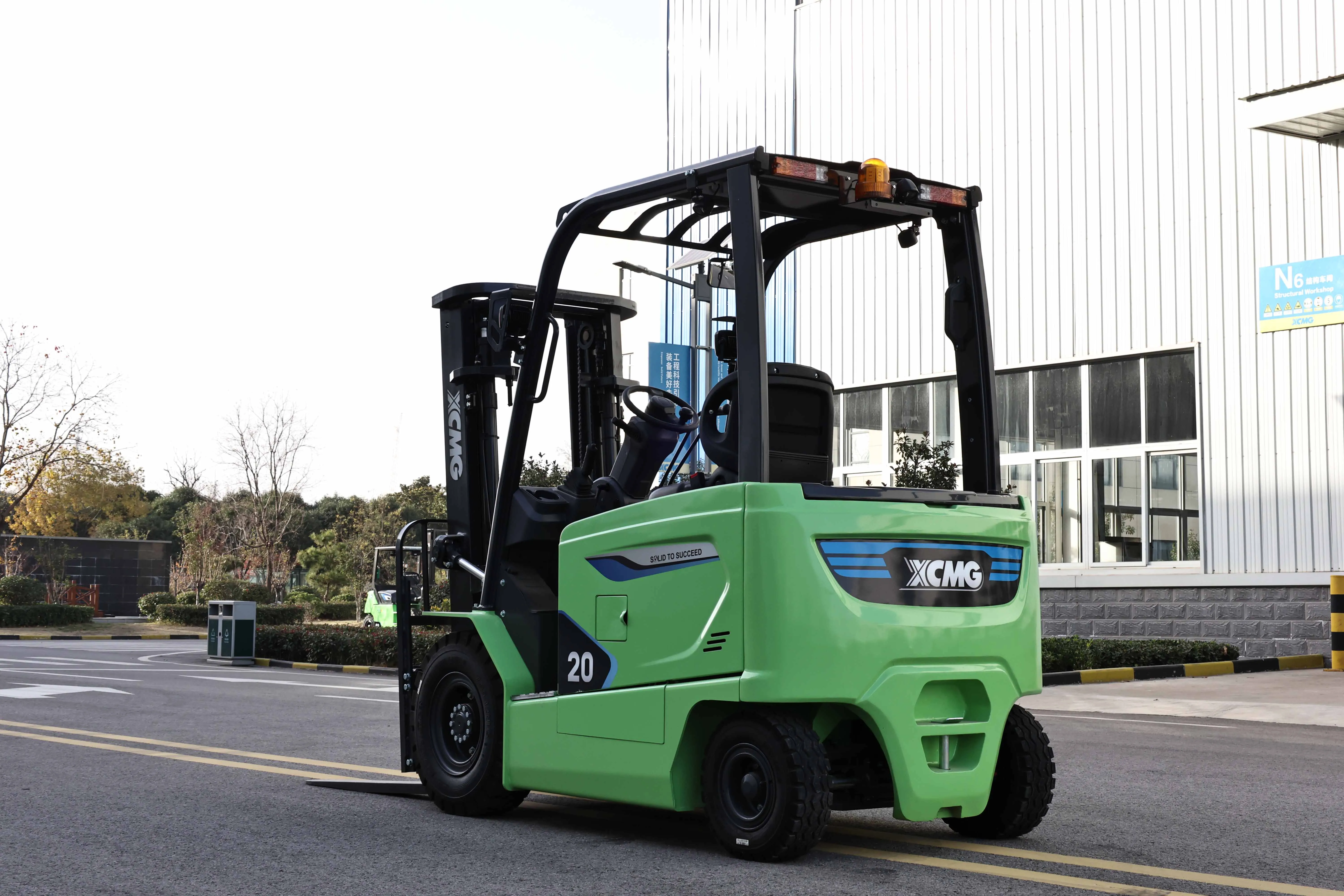 XCMG Official Electric Forklift 2 Ton Xcb20-C Mini Forklift with High Quality
